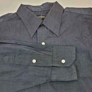 Gitman Bros Long Sleeve Button Down Dark Blue Size 16-35